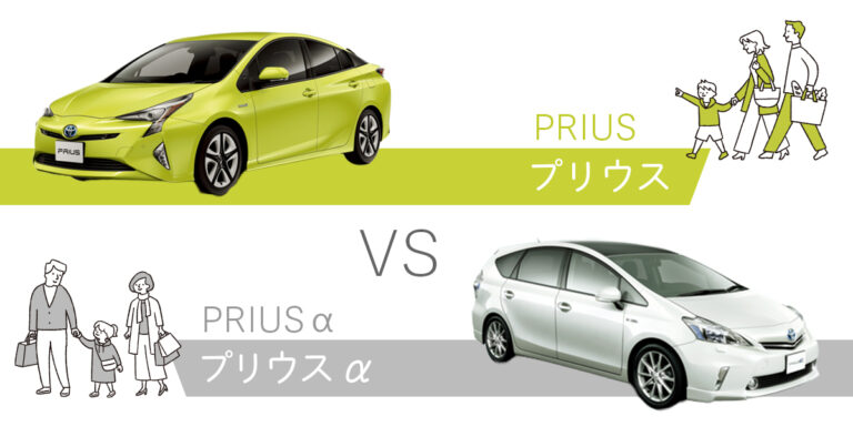 プリウスとプリウスα比較